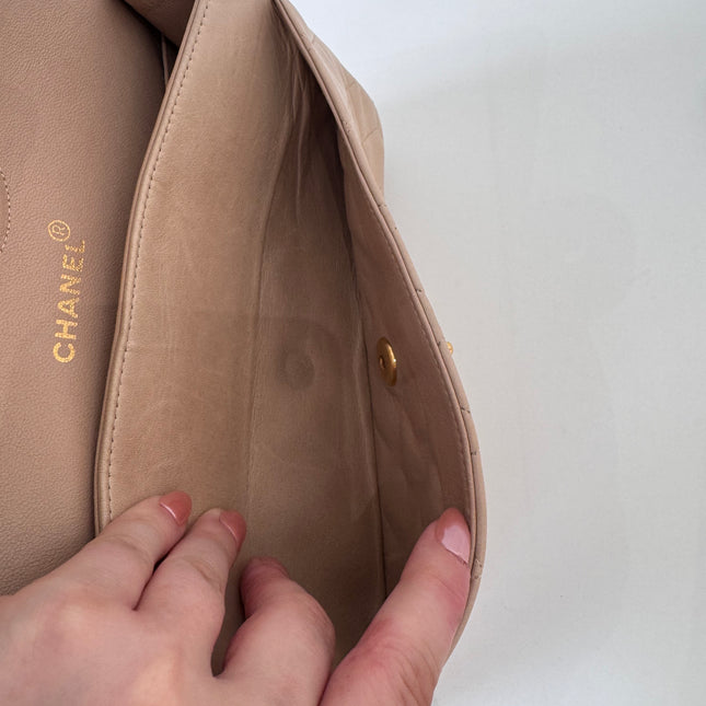 Sac Chanel Timeless 25 cm Beige