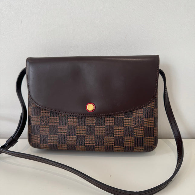 Sac Louis Vuitton Twice Damier Ébène