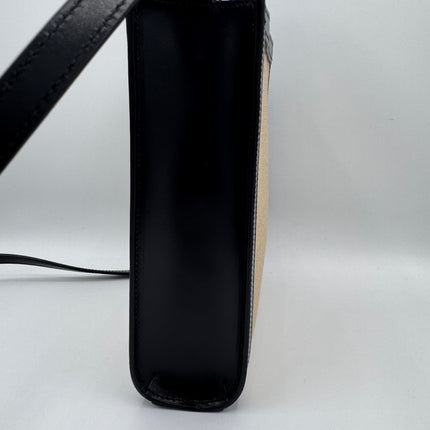 Sac Celine Cabas Vertical Toile Beige