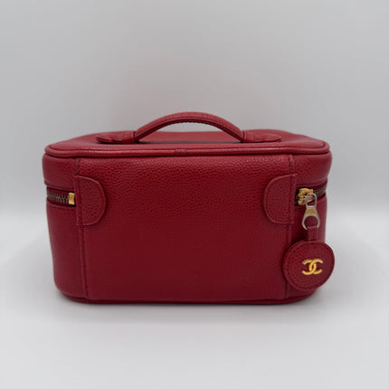 Vanity Chanel Rouge Cuir Caviar