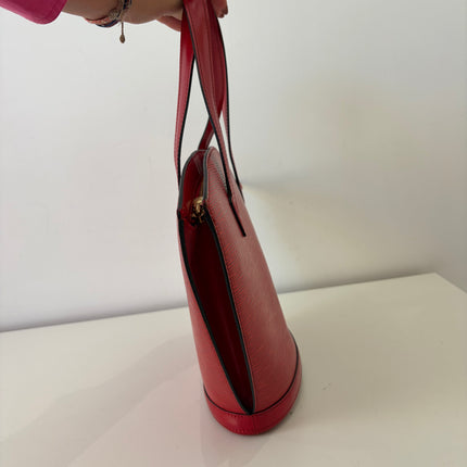Sac Louis Vuitton Saint Jacques PM Cuir Épi Rouge