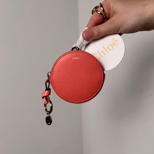 Porte monnaie Chloé corail