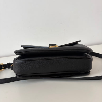 Sac Pochette Louis Vuitton Métis Cuir Empreinte Noir