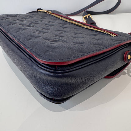 Pochette Métis Louis Vuitton Cuir empreinte marine
