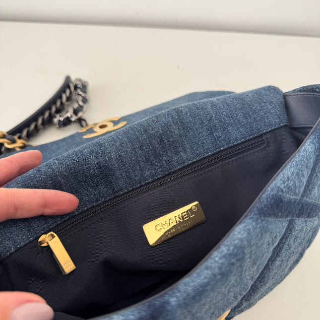 Sac Chanel 19 Small denim