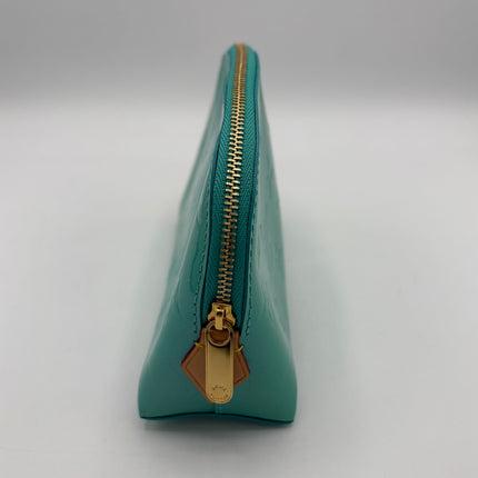 Trousse cosmétique Louis Vuitton vert d’eau pm