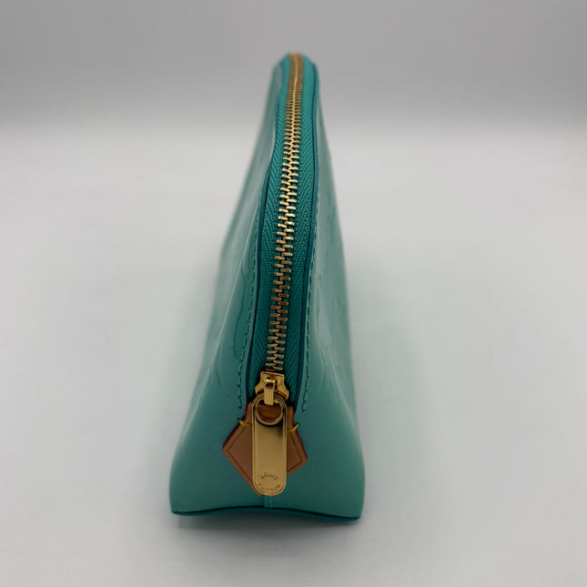 Trousse cosmétique Louis Vuitton vert d’eau pm