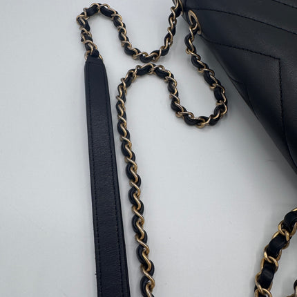 Sac Chanel Chevrons Noir