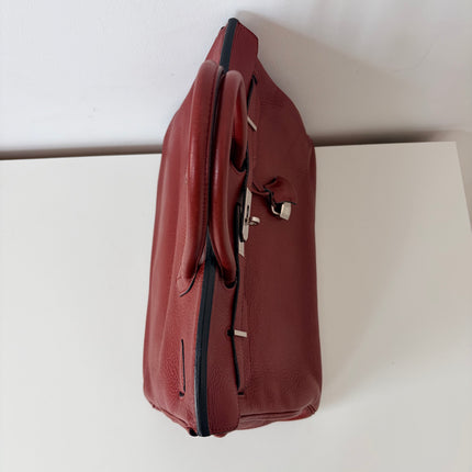 Sac Hermès Birkin 35 rouge H