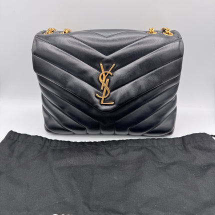 Sac Loulou Small Noir Saint Laurent