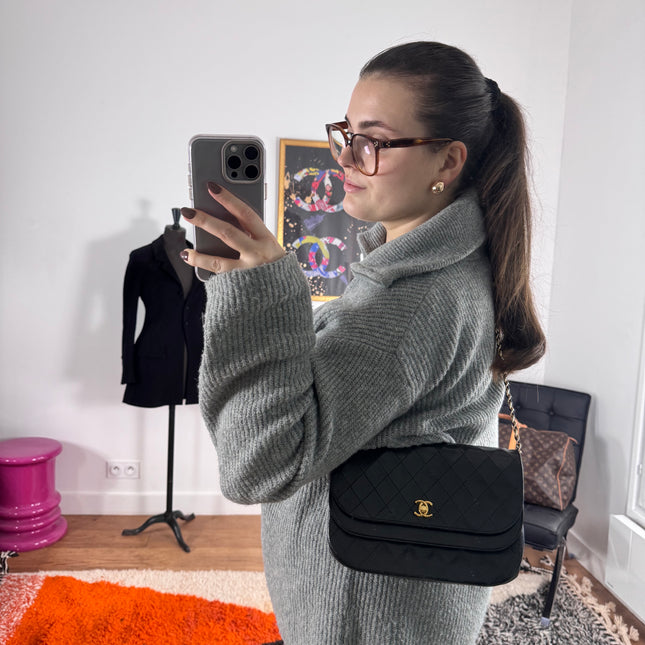 Sac Chanel Timeless Demi-Lune Noir