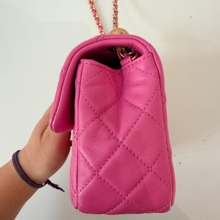 Sac Chanel Timeless Small édition limitée pearl crush rose