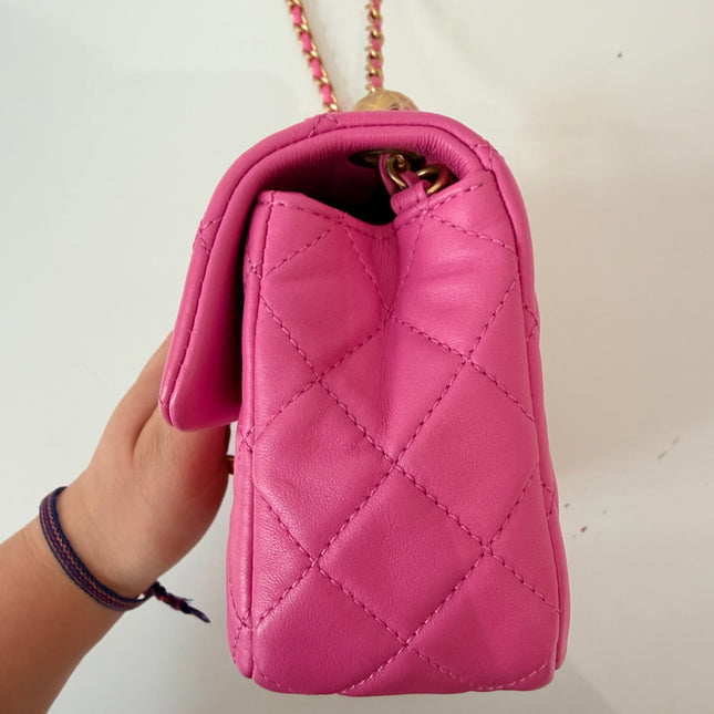 Sac Chanel Timeless Small édition limitée pearl crush rose