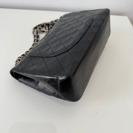 Sac Chanel Vintage Timeless 25cm Noir rabat droit