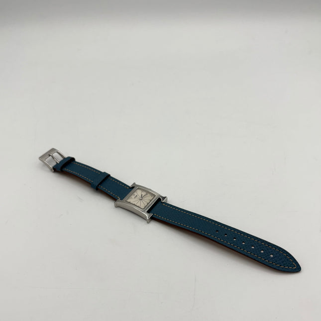 Montre hermès Heure H Mini bleu jean
