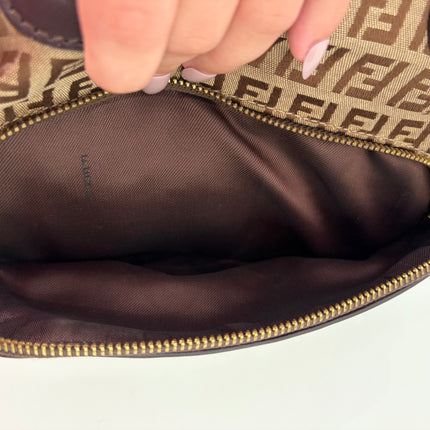Sac Fendi Zucchino Toile Marron