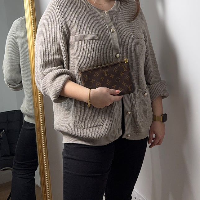 Pochette Louis Vuitton Double zip reverse