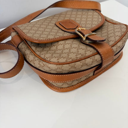 Sac Celine bandoulière toile macadam