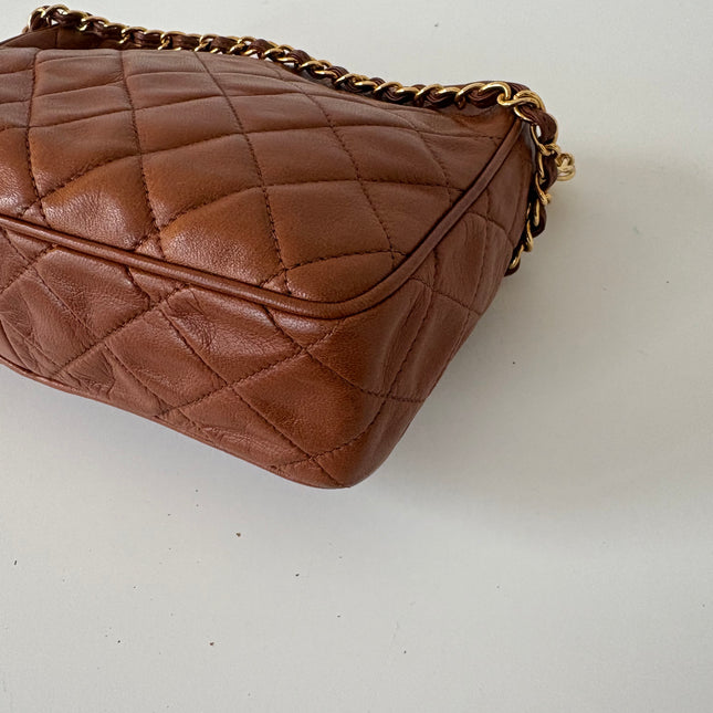 Sac Chanel caméra caramel