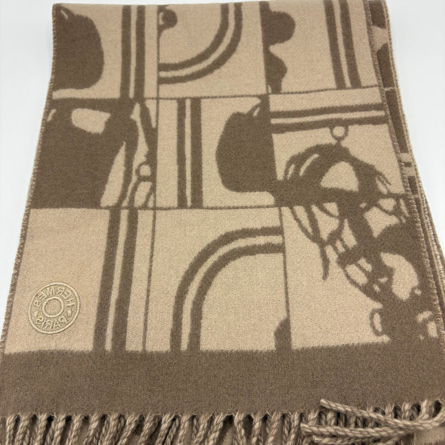 Écharpe Hermès 100% cachemire