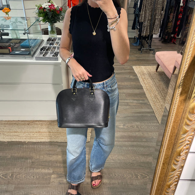 Sac Louis Vuitton Alma PM Cuir Épi