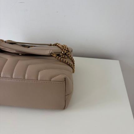 Sac Saint Laurent Loulou Small beige