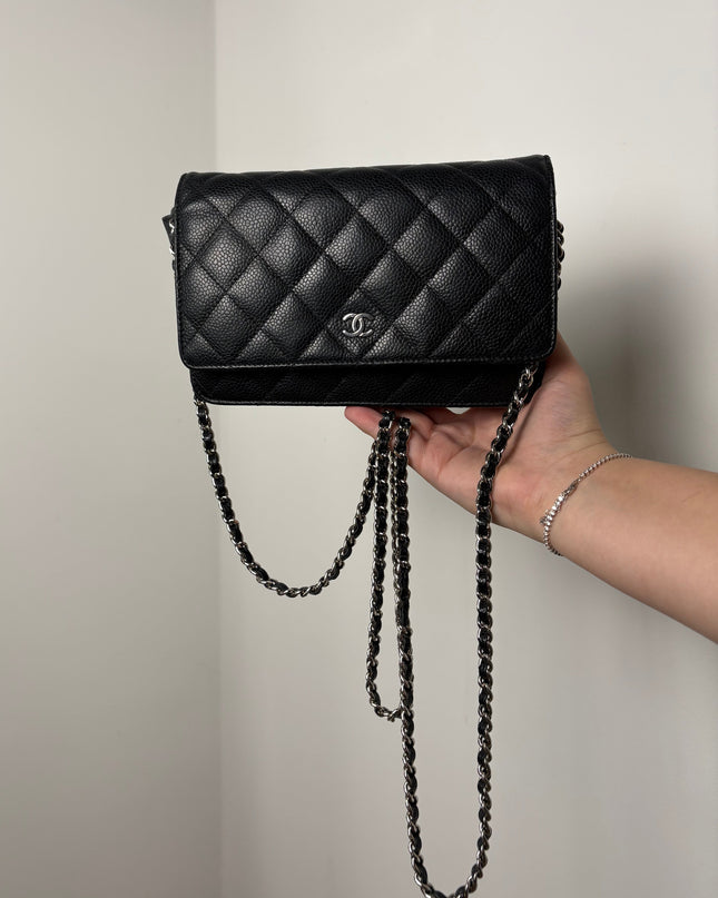 Sac Chanel Wallet on Chain noir
