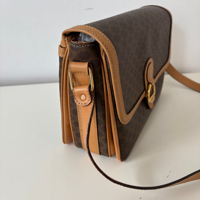 Sac Céline bandoulière toile Macadam