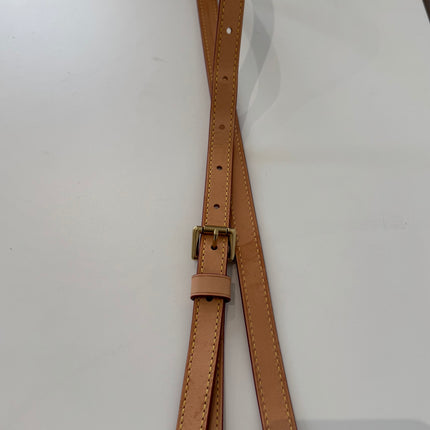 Bandoulière Louis Vuitton de sac réglable cuir naturel