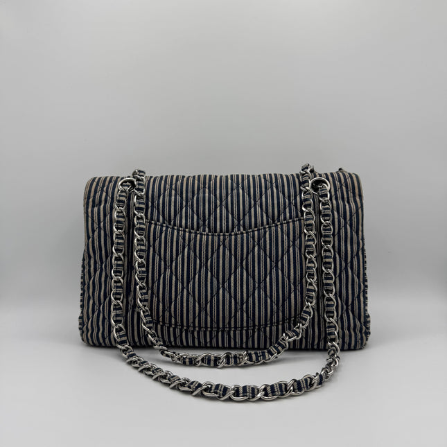 Sac Chanel Timeless Tissu Rayé