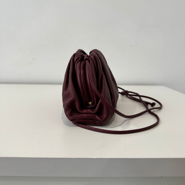 Sac Bottega Veneta Mini Pouch Burgundy