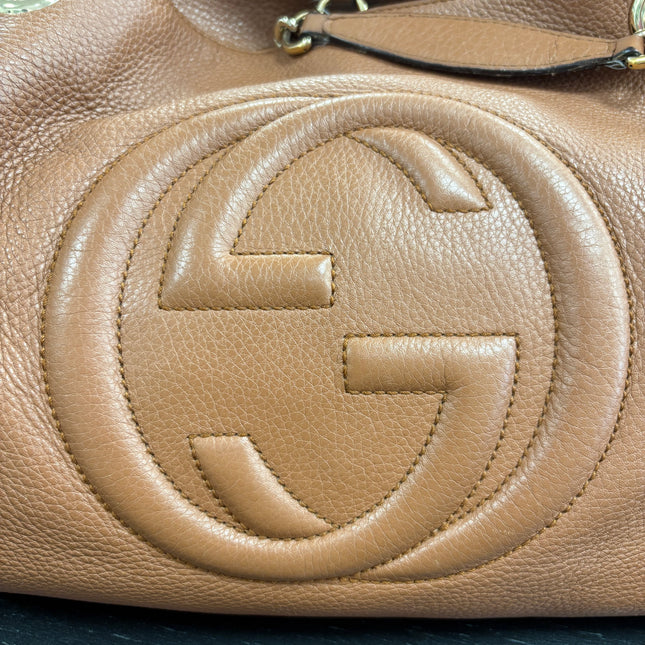 Sac Cabas Hobo Gucci Camel