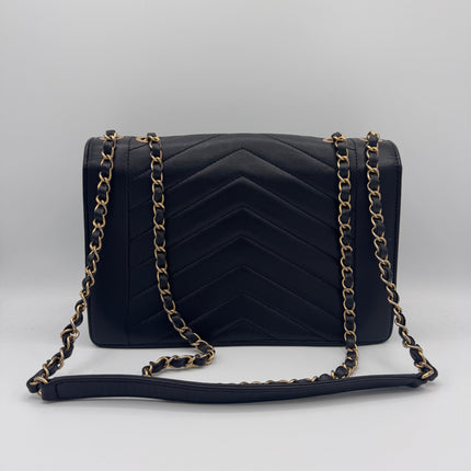Sac Chanel Chevrons Noir