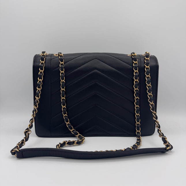 Sac Chanel Chevrons Noir