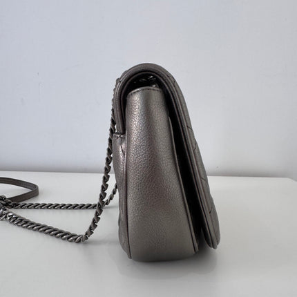 Sac Chanel Demie lune argent