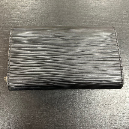 Portefeuille Louis Vuitton cuir épi noir