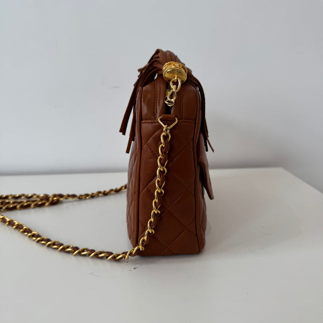 Sac Chanel Caméra caramel