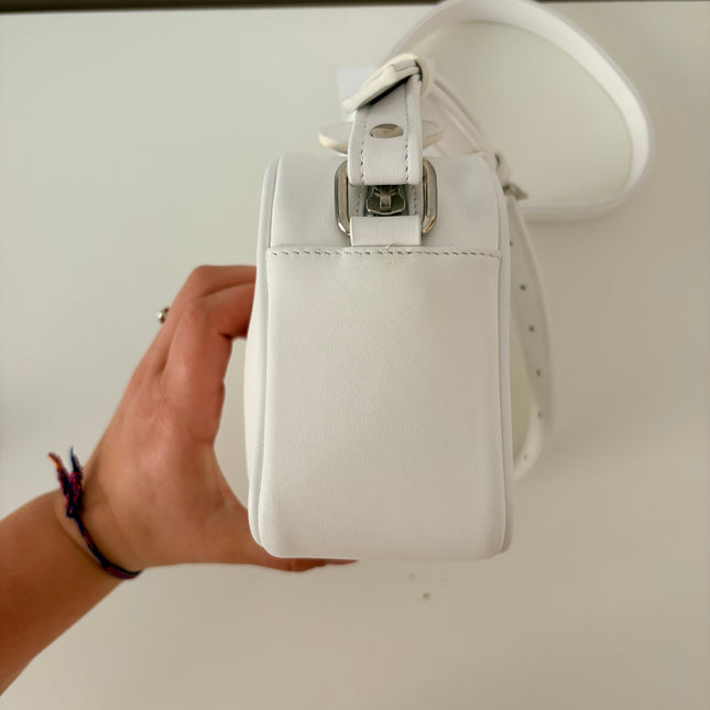 Sac Courrèges bandoulière blanc