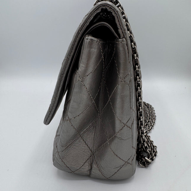 Sac 2.55 Chanel Grand Argent