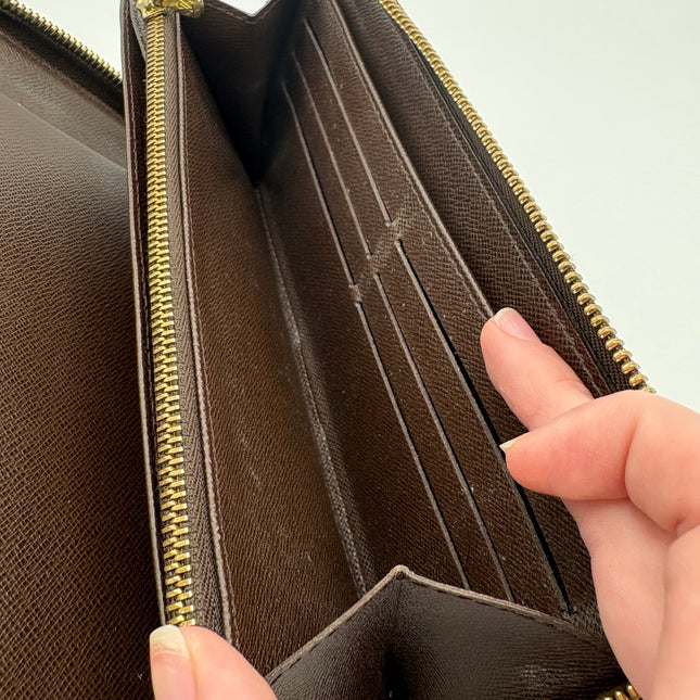 Portefeuille Louis Vuitton Zippy damier