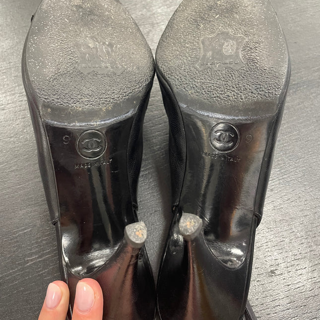 Escarpins vintage Slingback Chanel T39