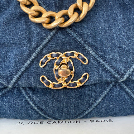 Sac Chanel 19 Small denim