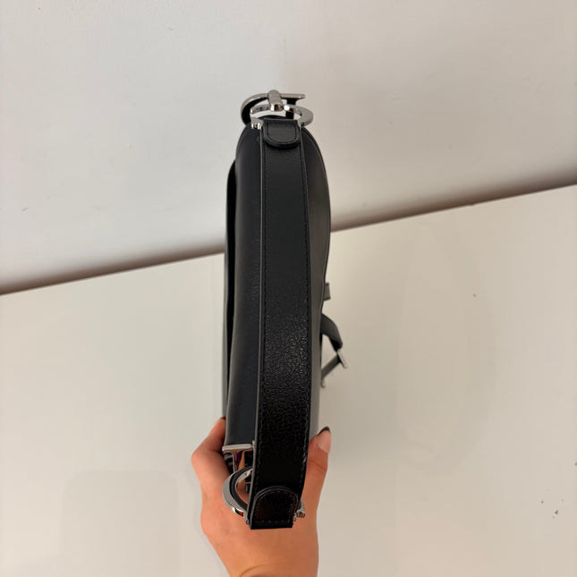 Sac Dior Saddle moyen noir