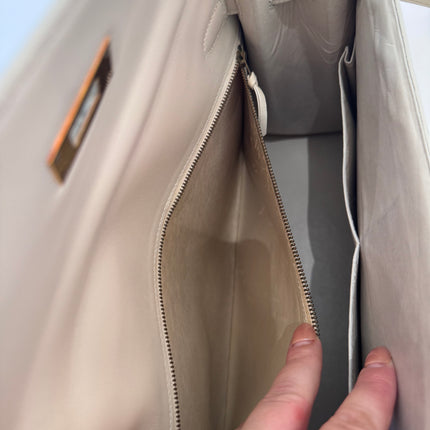 Sac Hermès Kelly 32 Blanc craie