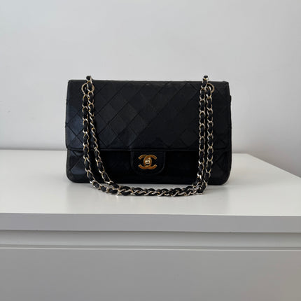 Sac Chanel Vintage Timeless 25cm Noir rabat droit