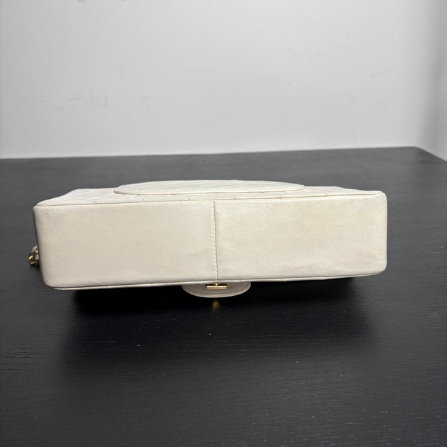 Sac Chanel Timeless Blanc cassé 25 cm