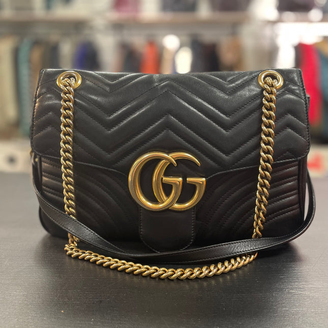 Sac Grand Marmont Gucci Noir
