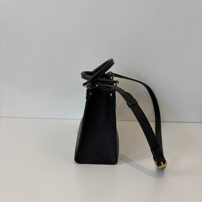 Sac Louis Vuitton On The go PM empreinte Noir