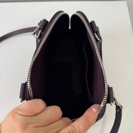Sac Louis Vuitton BB Alma Cuir Épi Prune