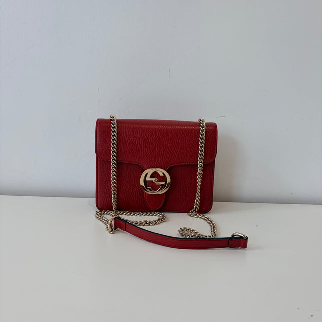 Sac Gucci Interlocking Rouge pm